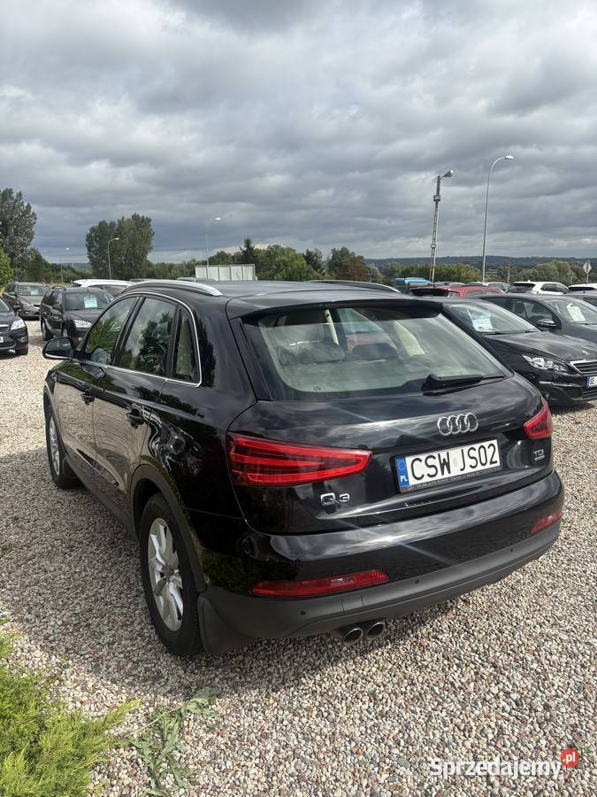 Audi Q3 20 TDI 177 Automat 2013 Bogate światła przeciwmgielne Dolna Grupa