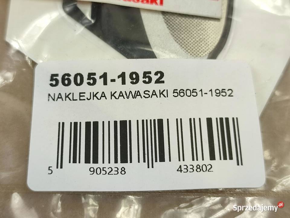 NAKLEJKA ZZR ZADUPEK LEWA STR KAWASAKI ZZR600