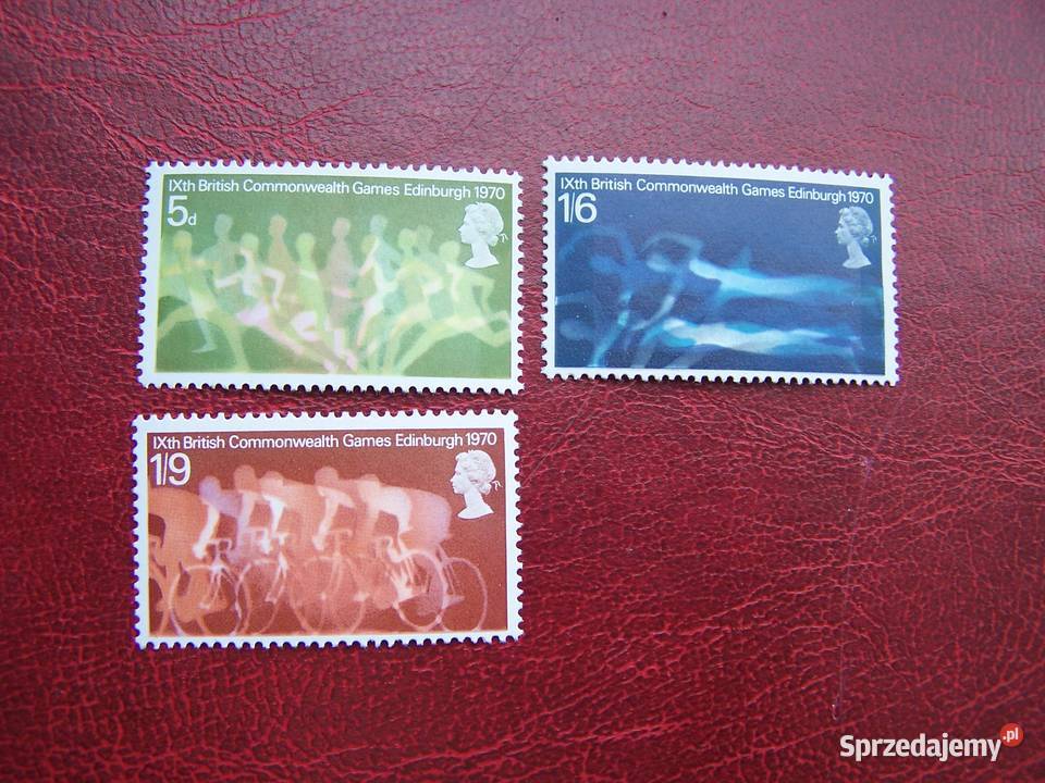 Wielka Brytania 1970 MNH Mi 55254 Sport Filatelistyka