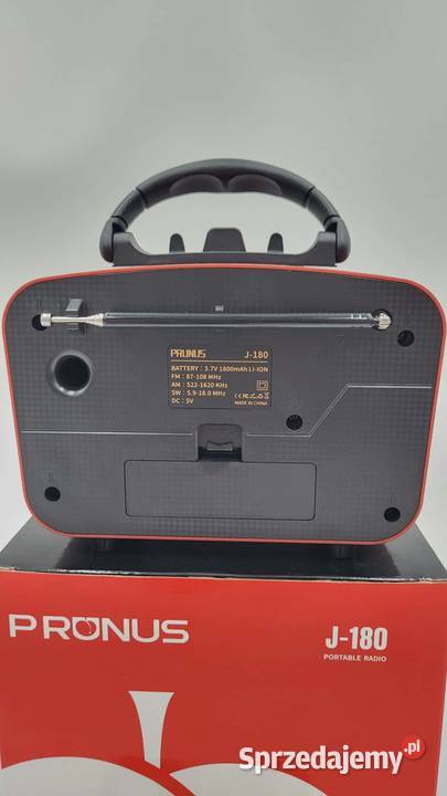 Przenośne radio retro PRUNUS J180 Bluetooth 50 mazowieckie sprzedam
