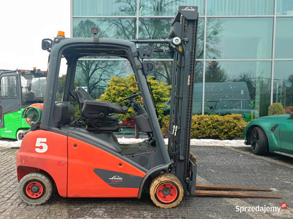 Wózek widłowy Linde H20T01 duplex 385 m LPG 2 małopolskie Kęty