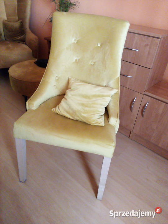 Fotel piękny nowy welur warmińsko-mazurskie Giżycko