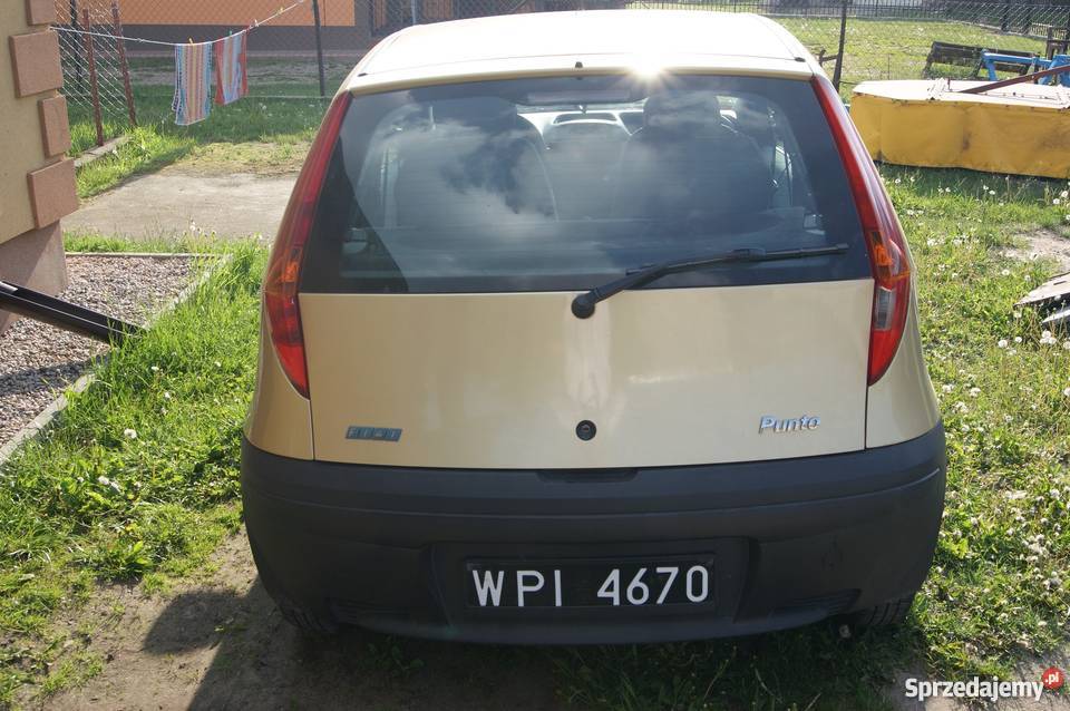 Fiat Punto 2000r Pierwszy Właściciel Mława