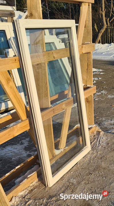 OKNA KacprzaK Witryna 85x131 FIX Używany Mahoń lubelskie Lublin