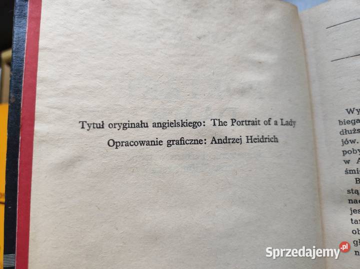 Portret damy Henry James 1977 literatura piękna Kielce