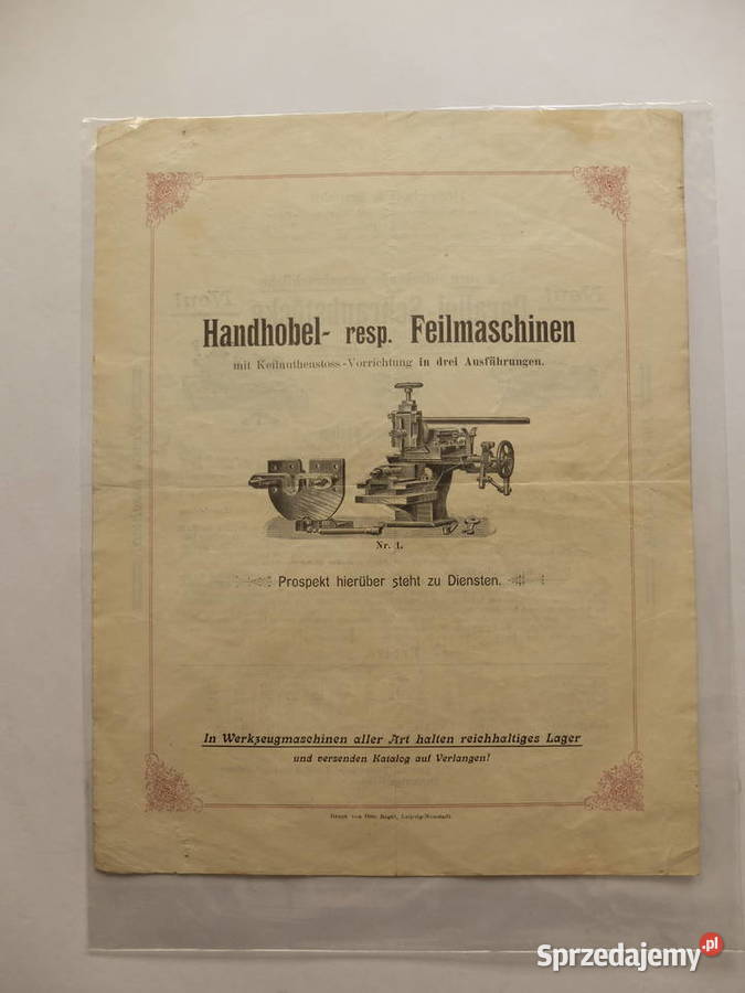 Stara reklama Hfinghoff Schmidt stare imadło ok Kościan