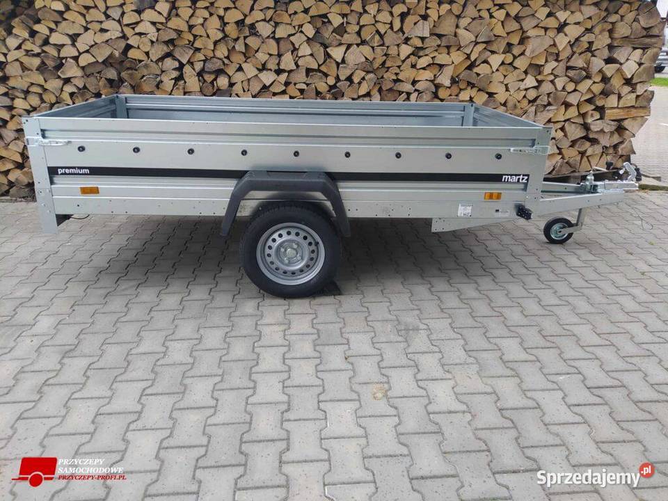 Lekka przyczepa wym 264x126x40 jednoosiowa Do samochodów osobowych