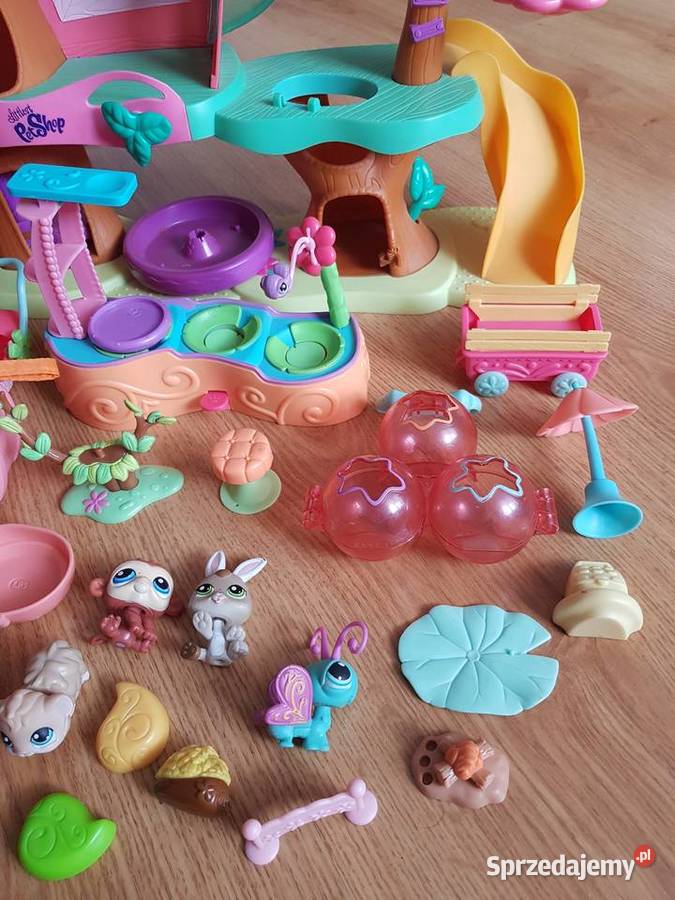 Littlest pet shop domek drzewo duży lps Rożki