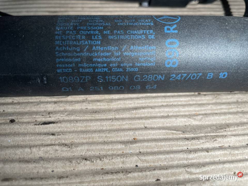 A2519800864 silownik klapy bagażnika tył Szczecin