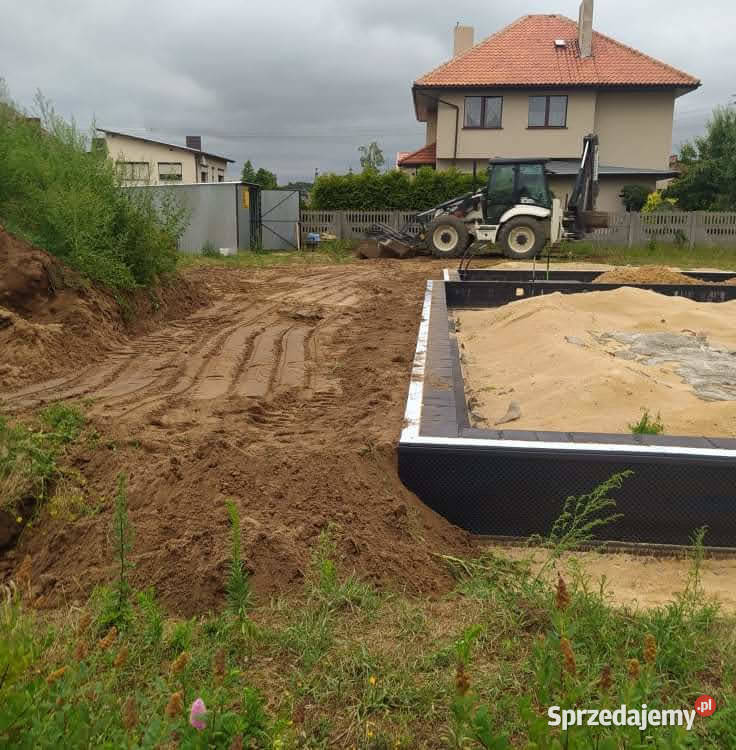 Sprzedam działkę z rozpoczętą budową wielkopolskie Wilkowyja