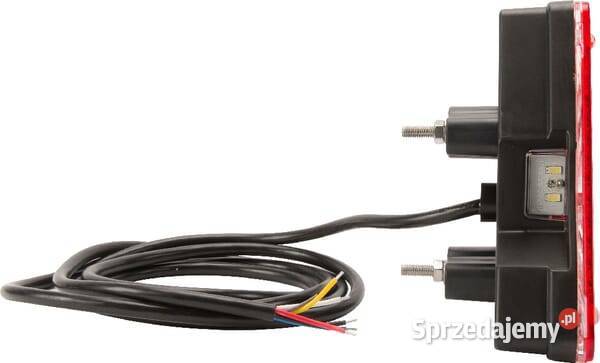 Lampa tylna zespolona LED prawa trójkątna 1224V Kamionna