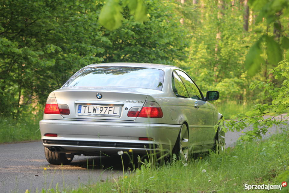 Sprzedam BMW e46 coupe 25 170 srebrny Włoszczowa sprzedam