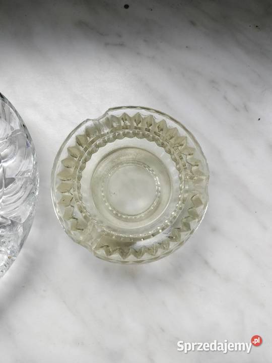 Popielniczka Ząbkowice prl zestaw Porcelana i szkło Choszczno