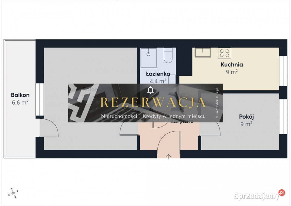 Przestronne 2pokojowe mieszkanie w samym centrum Suwałki