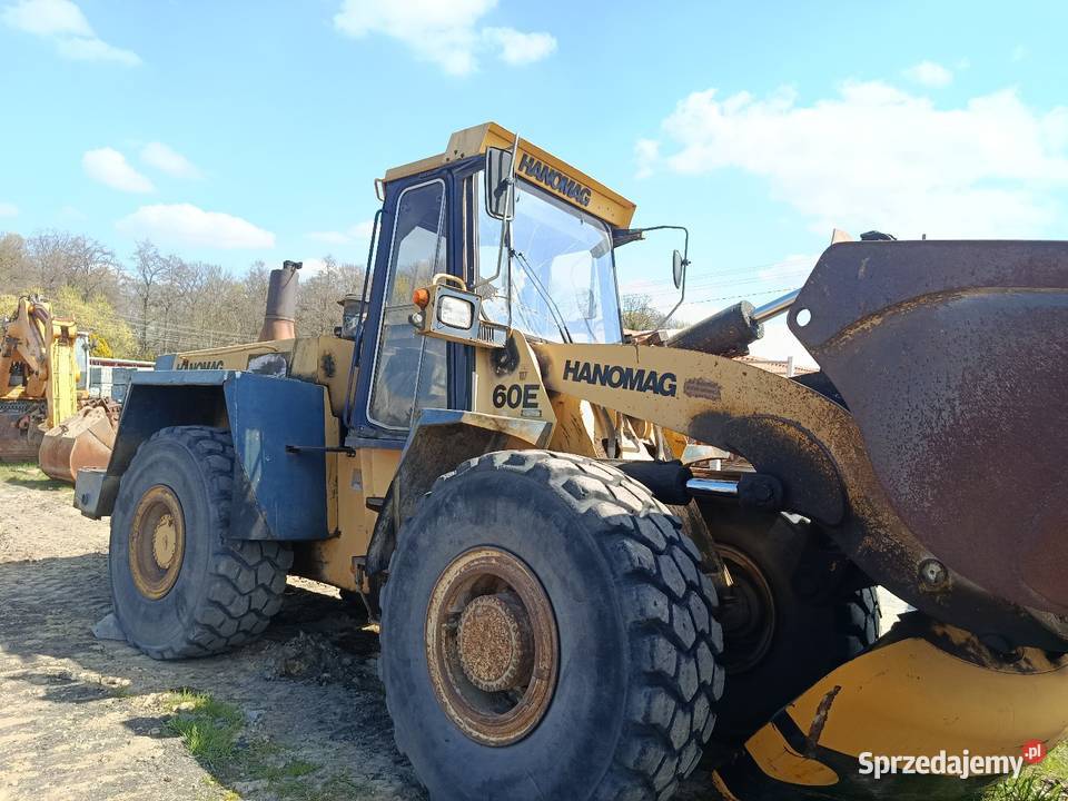 Ładowarka kołowa Hanomag E60 1992r Stan Hanomag Kabina Koparko ładowarki Wrocław sprzedam