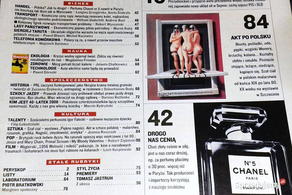 Newsweek Polska 31 2008 Pozostałe Chełm