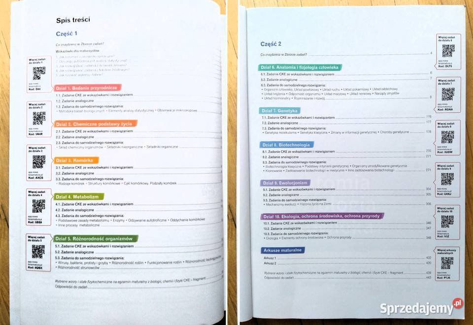 BIOLOGIA Nowa Teraz MATURA Nowa Era zbiór zadań Warszawa