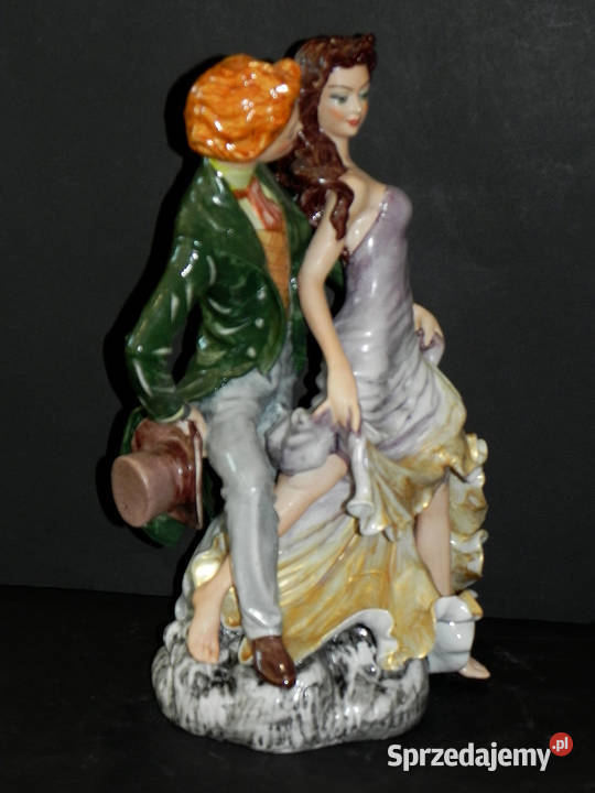 Roceram porcelana grupa figuralna Walc 2 kolory Środa Wielkopolska