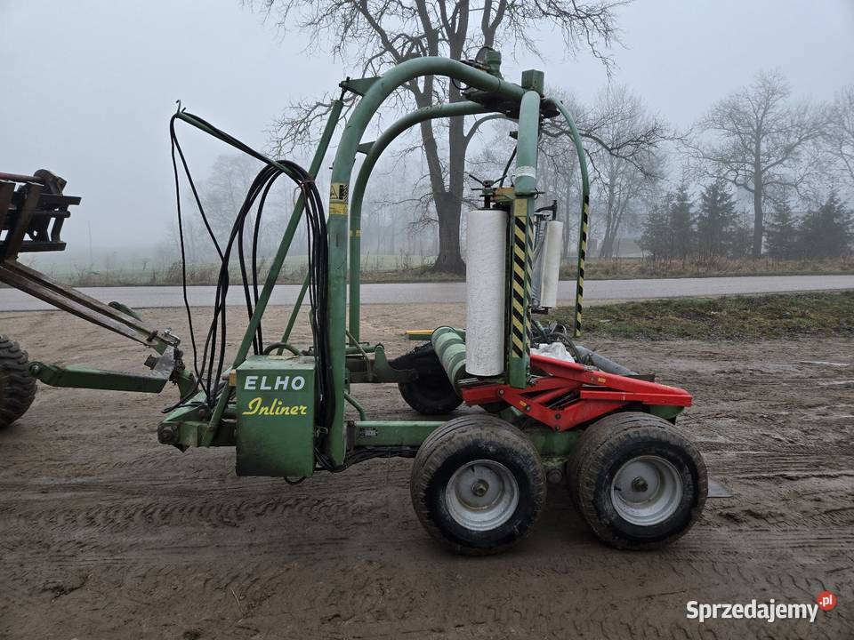 Owijarka Elho z mocowaniem do prasy belującej Szołtany