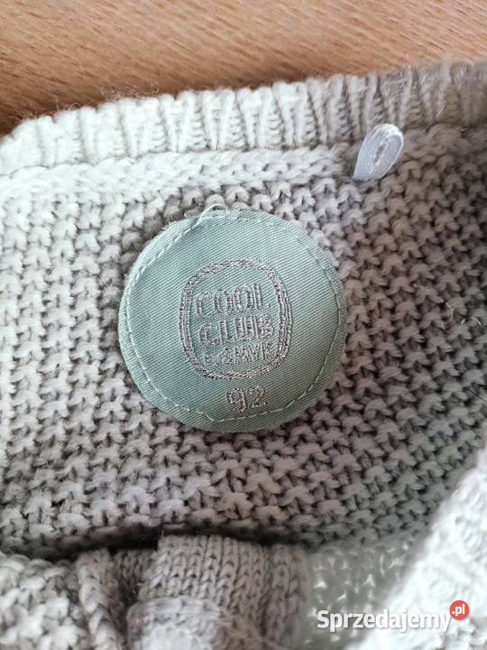 Sweter dziewczęcy turkusowy rozpinany z Płock