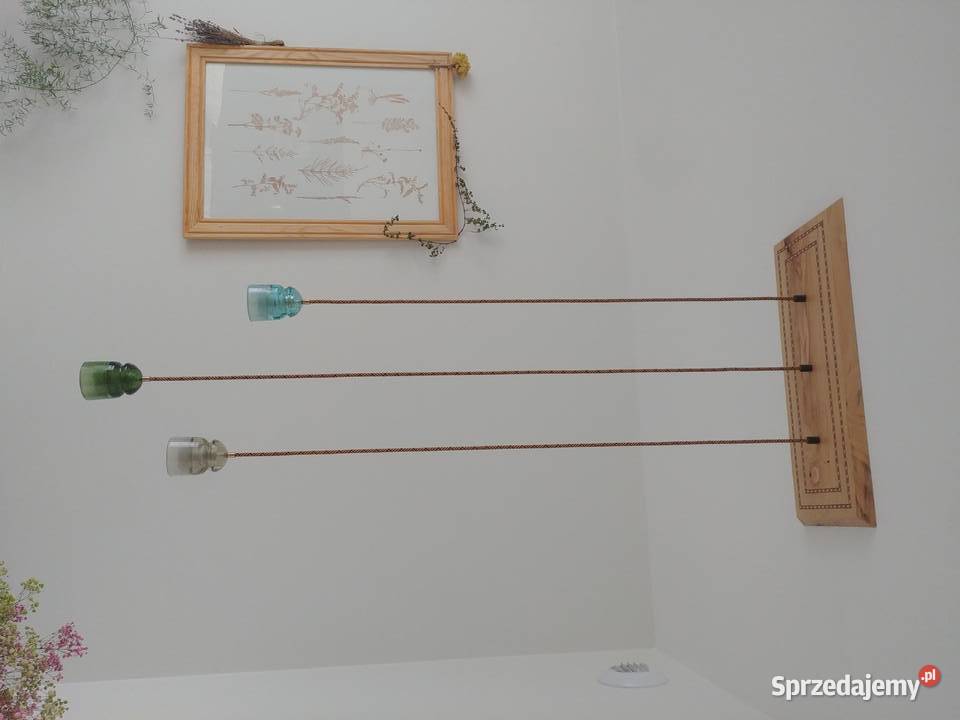 Izolatory szklane nawiercone pod lampy