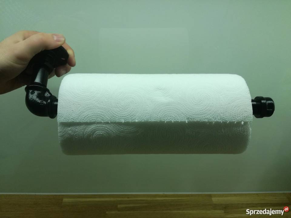 Industrialny uchwyt wieszak na ręcznik papierowy Gdańsk