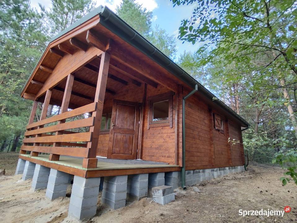 Domek drewniany z bala MAJORKA 35m2 bez Sprzedaż Nowy Dwór Mazowiecki