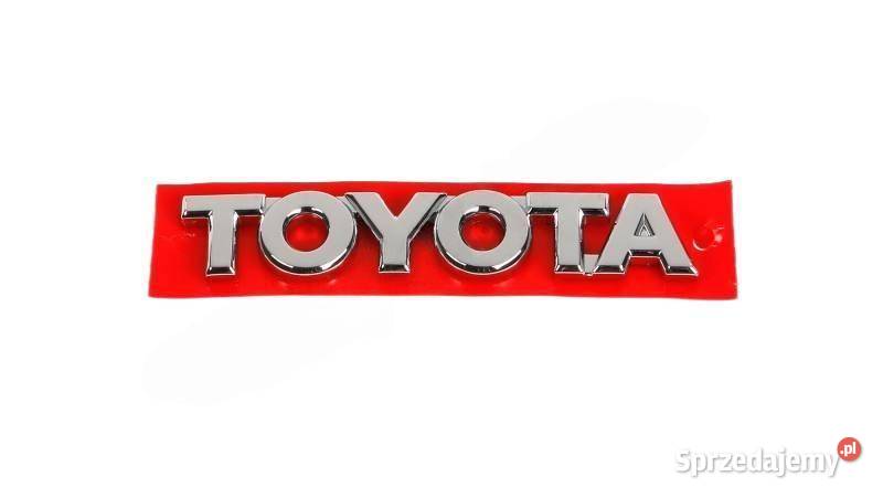 TOYOTA Yaris Chromowany emblemat logo przod Kąty Wrocławskie