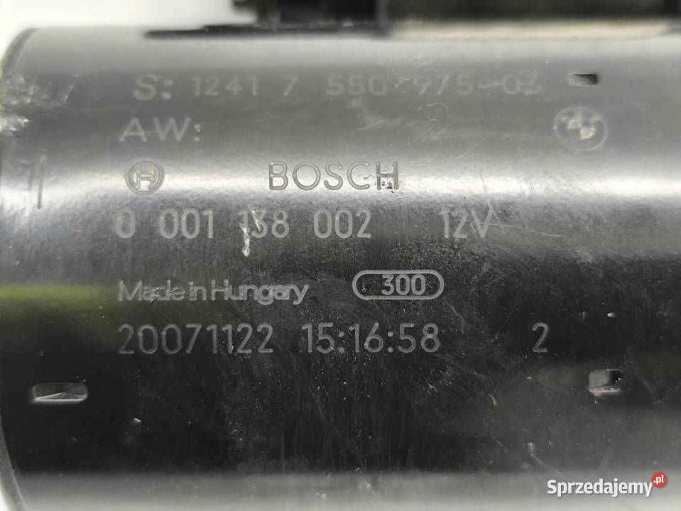 ROZRUSZNIK BMW 1 E87 E81 LIFT 16 7550975 osobowe