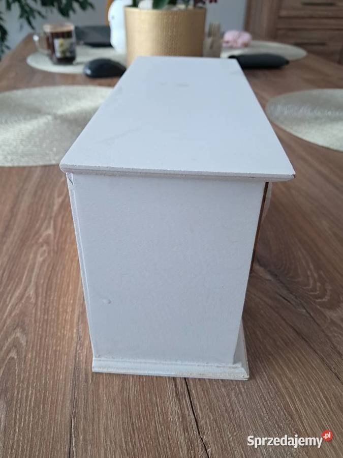 szkatułka z szufladkami wys13 szer 24 głęb 9 sta Sandomierz