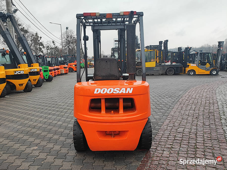 Wózek widłowy Doosan D30G diesel 3 tony duplex 3 Kęty
