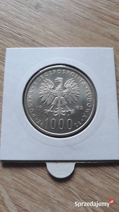 1000 Papież Jan Paweł II 1982 rMennicza 3 Konin