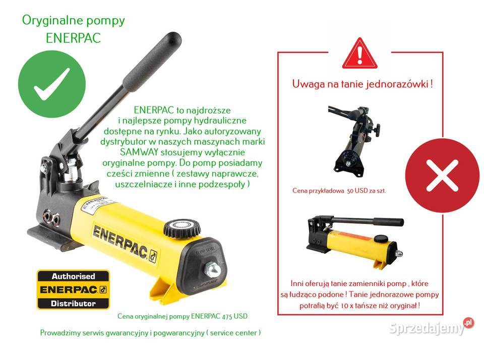 Giętarka do rur hydraulicznych SAMWAY model Złotów