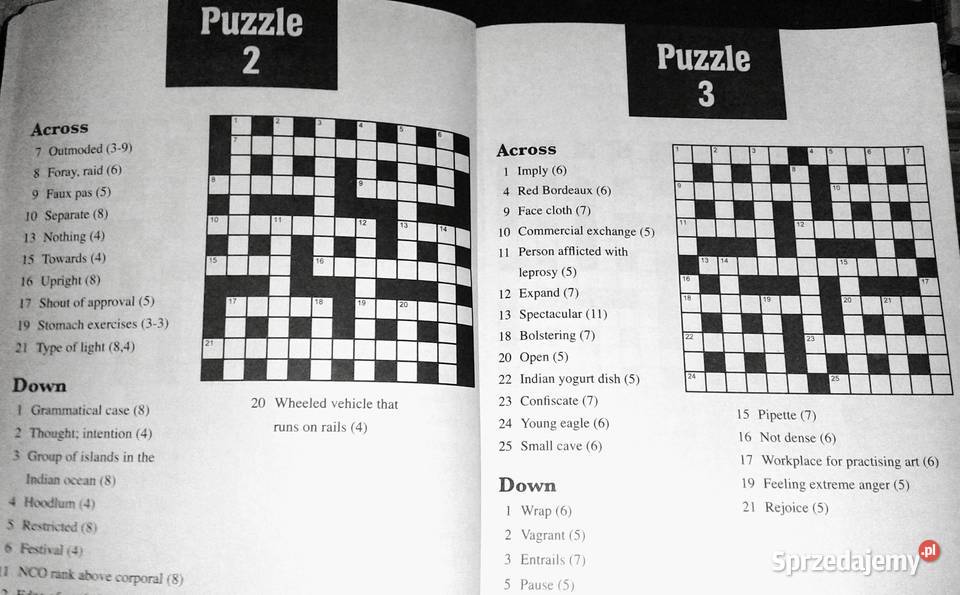 Amazing Crossword Puzzles Peter Haddock twarda Chełm sprzedam