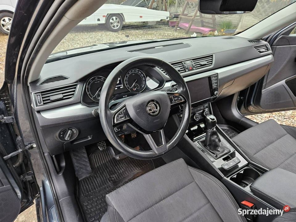 koda Superb Salon Polska Serwisowana 1 Wł Fajnie czujnik parkowania Kisielice