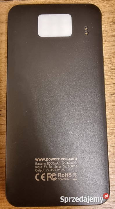 Powerbank z panelami słonecznymi POWERNEED podlaskie sprzedam