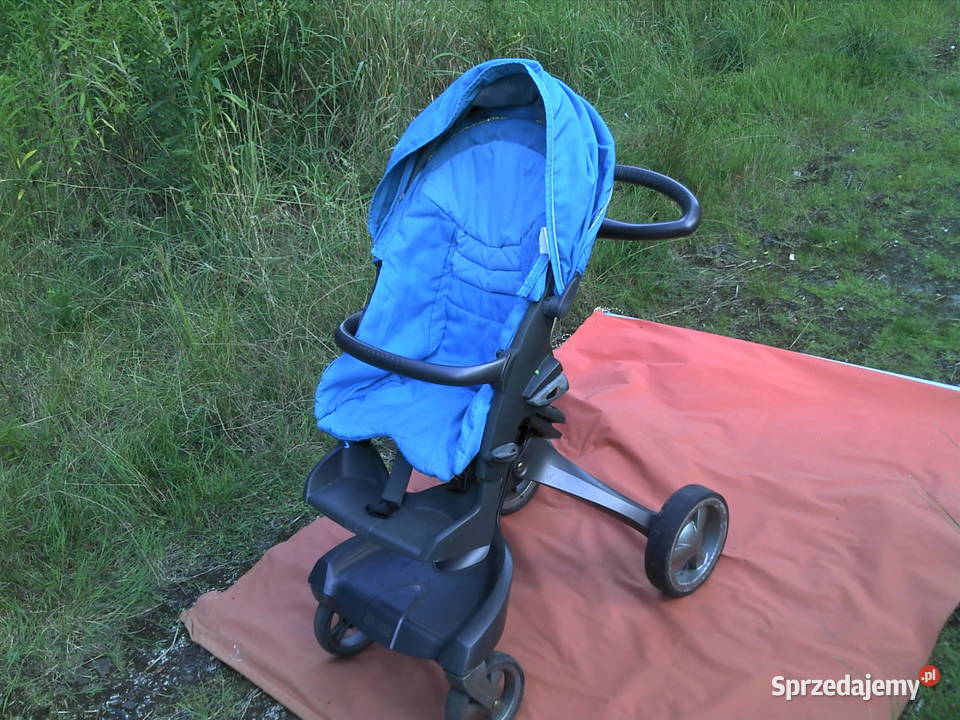 Futurystyczny wózek STOKKE XPLORY 510001 Made in niebieski Knurów sprzedam