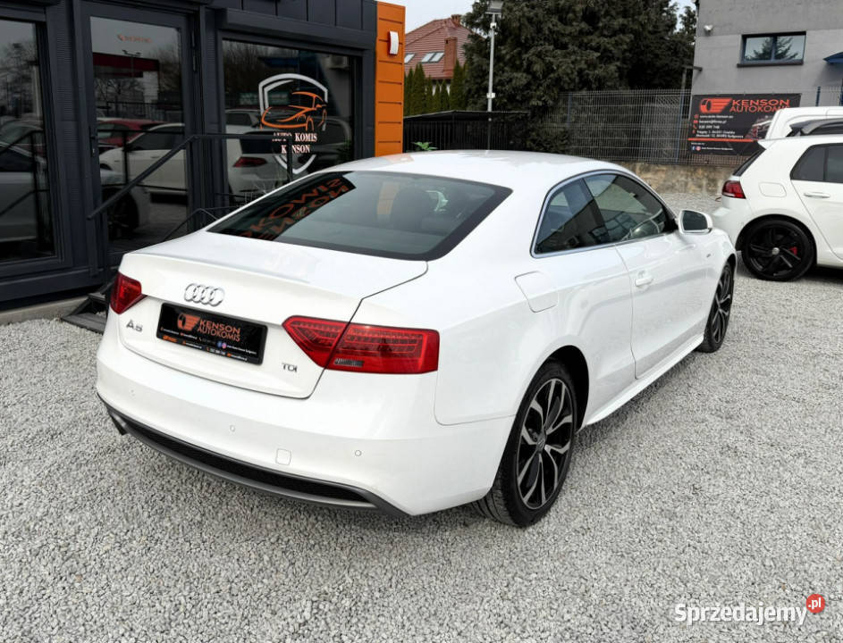Audi A5 Coupe Polski Salon SLine Skórzna biały kujawsko-pomorskie
