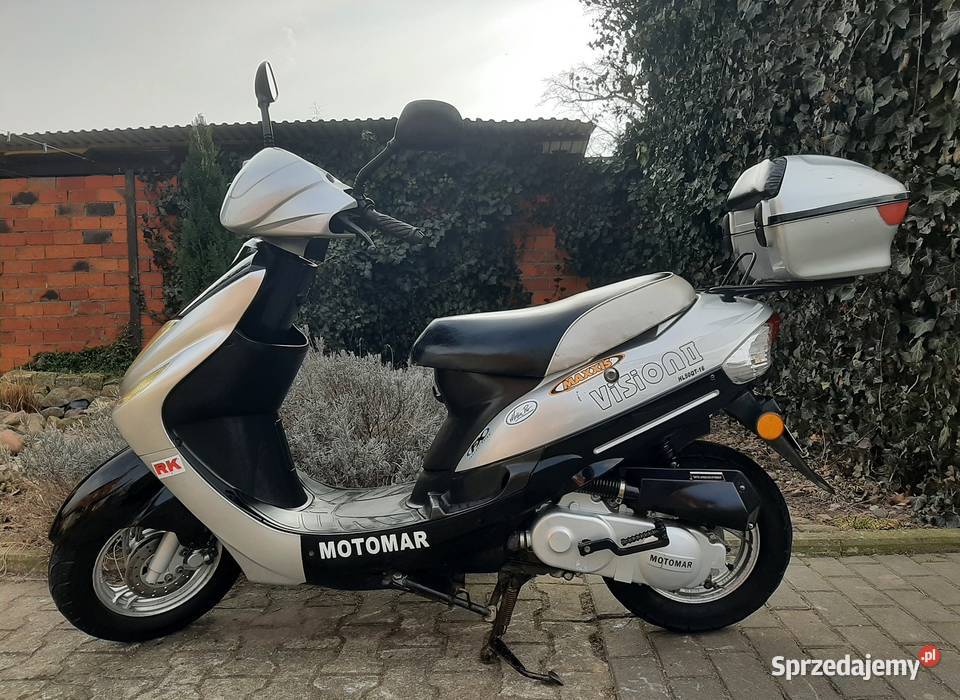 Ładny skuter Motomar Vision 50 4t 2008r 1wł 1717 1717km Pozostałe