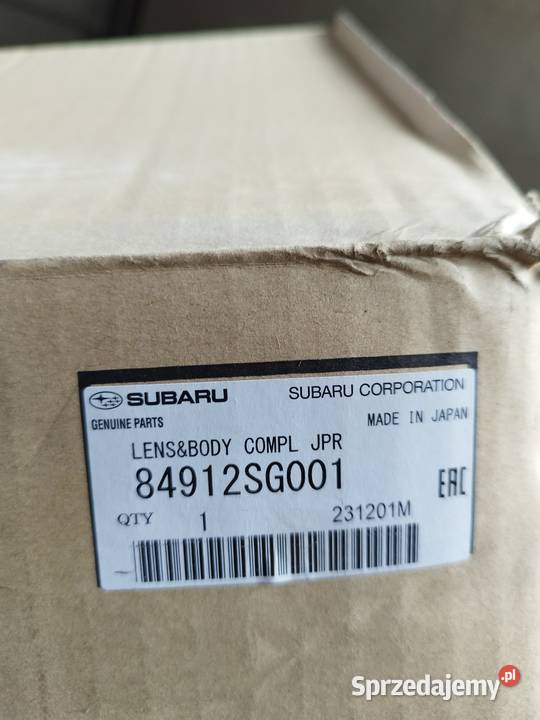 LAMPA TYLNA PRAWA EUROPA 84912SG001 Wożuczyn