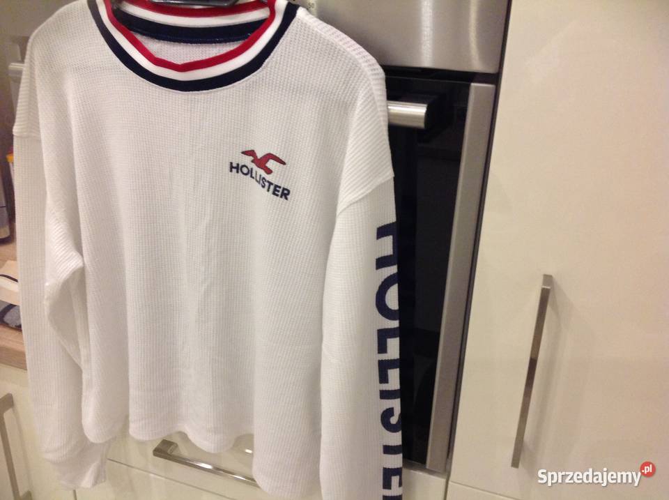 Biała Bluza Damska HOLISTER r S Nowa Sól
