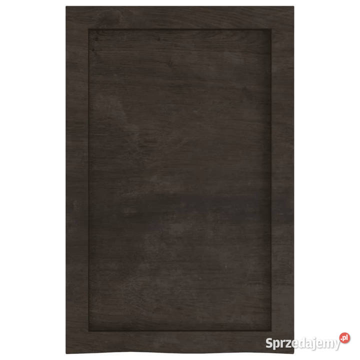 Półka ciemnobrązowa 40x60x24 wykończone drewno Warszawa