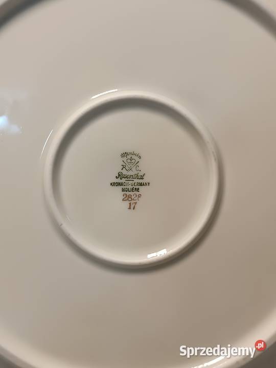 ROSENTHAL MOLIERE Piękna Patera Elfenbein Łódź