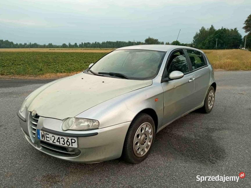 Alfa Romeo 147 19 JTD OC I PT 2027 SKÓRA KLIMA mazowieckie Grójec