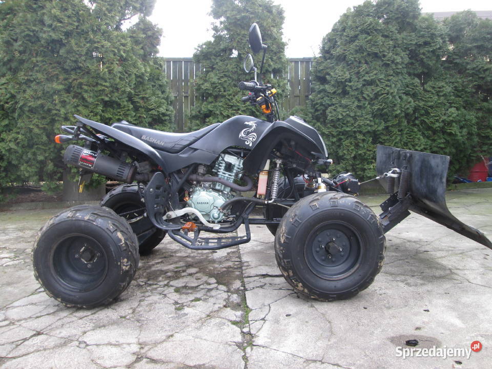 Quad Atv Bashan 200 zarejestrowany z pługiem i opolskie Praszka