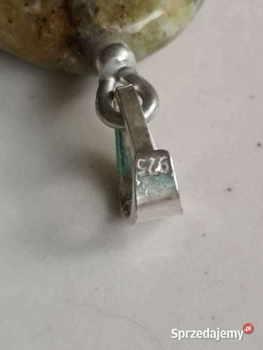 wisiorek z opalem peruwiańskim srebro Toruń sprzedam