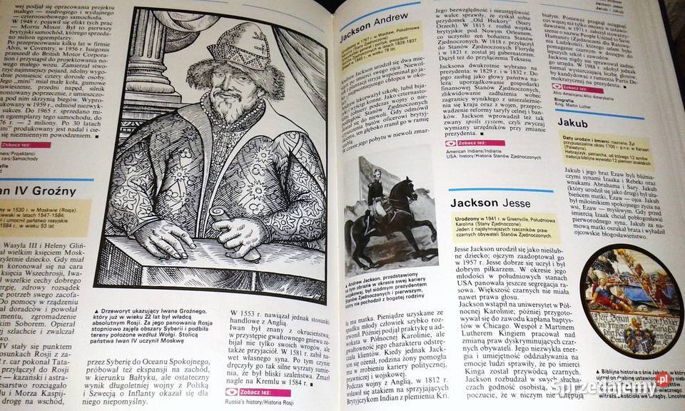 Oxford Encyklopedia szkolna Tom 6 Biografie Książki i Podręczniki Chełm sprzedam