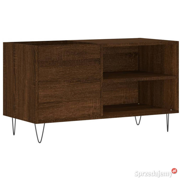Szafka na płyty brązowy dąb 85x38x48 WM831707