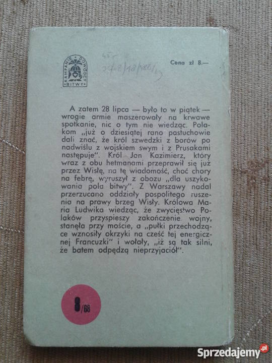 WALKI O WARSZAWĘ 16561657 Stanisław SZENIC