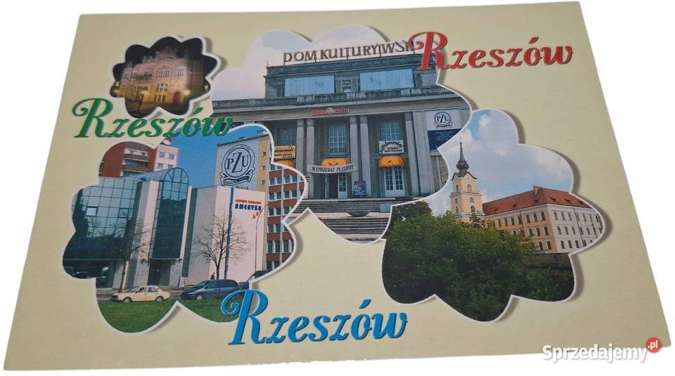 Pozdrowienia z Rzeszowa Rzeszów Kamera Kolekcje Pocztówki i karty telefoniczne Czeladź